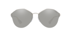 Prada PR 64TS Silver 1BC2B0 three-quarter view