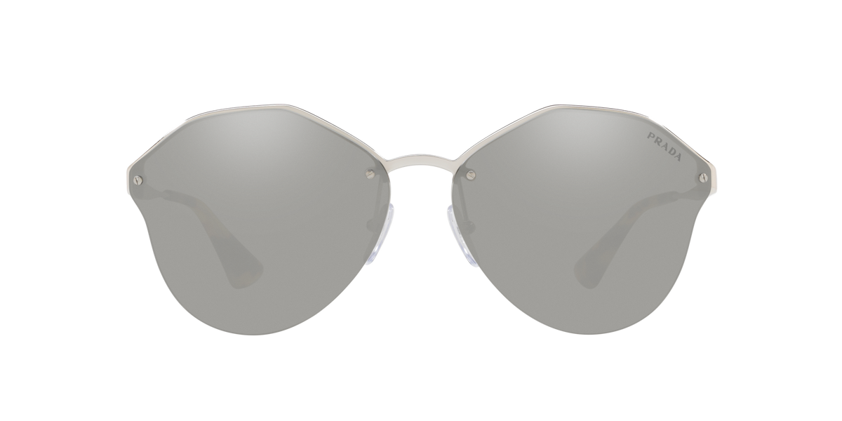 Prada PR 64TS Silver 1BC2B0 three-quarter view