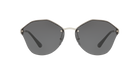 Prada PR 64TS Silver 1BC5S0 three-quarter view