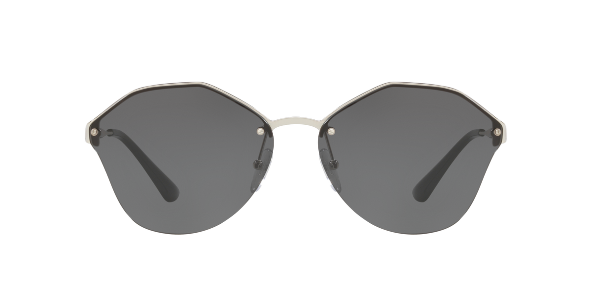 Prada PR 64TS Silver 1BC5S0 three-quarter view