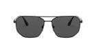 Prada PR 64XS Black 1AB08G three-quarter view