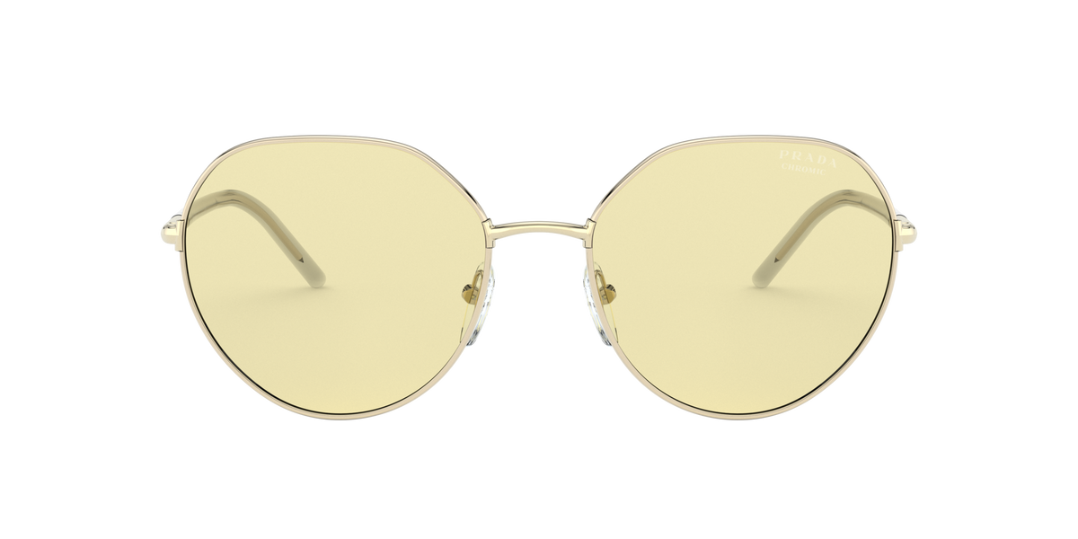 Prada PR 65XS Pale Gold ZVN01F front view