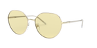 Prada PR 65XS Pale Gold ZVN01F three-quarter view