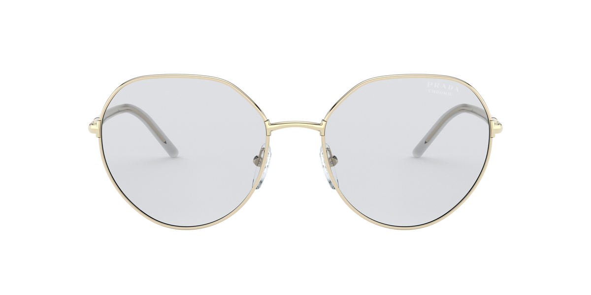 Prada PR 65XS Pale Gold ZVN07D front view