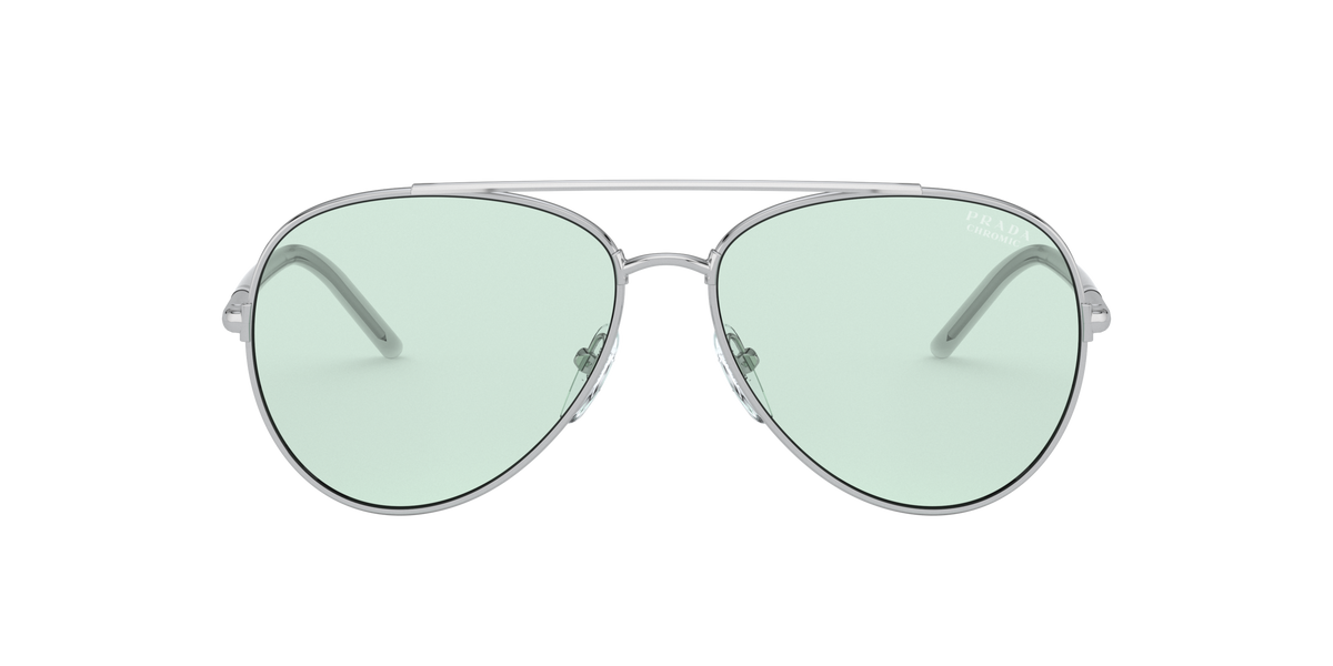 Prada PR 66XS Silver 1BC08D front view