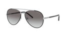 Prada PR 66XS Black 4990A7 three-quarter view