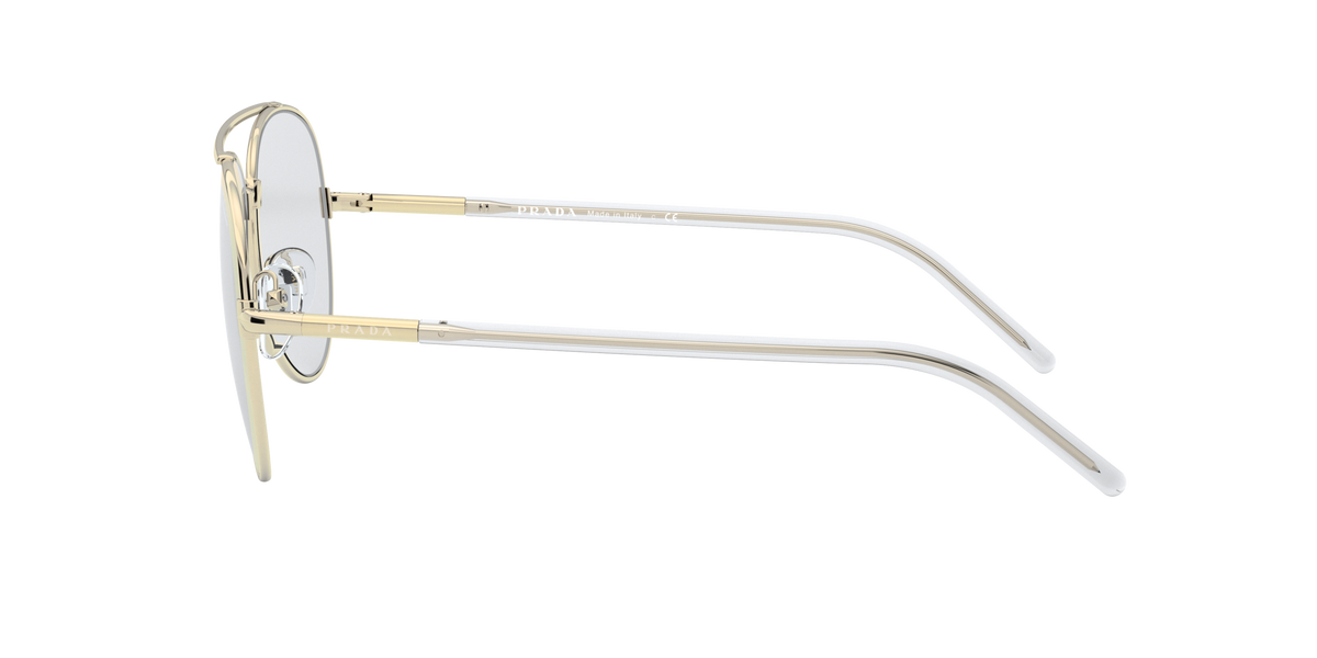 Prada PR 66XS Pale Gold ZVN07D side view