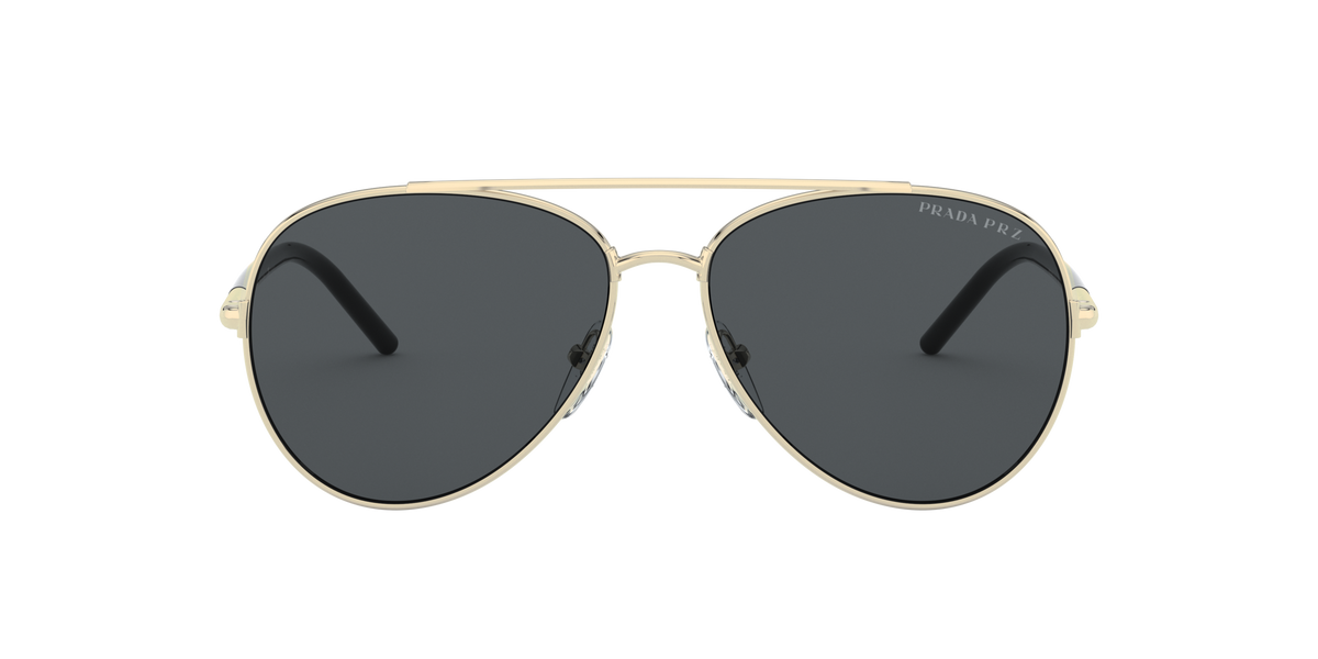 Prada PR 66XS Pale Gold ZVN5Z1 front view