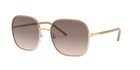 Prada PR 67XS 09G3D0 Beige, three-quarter view
