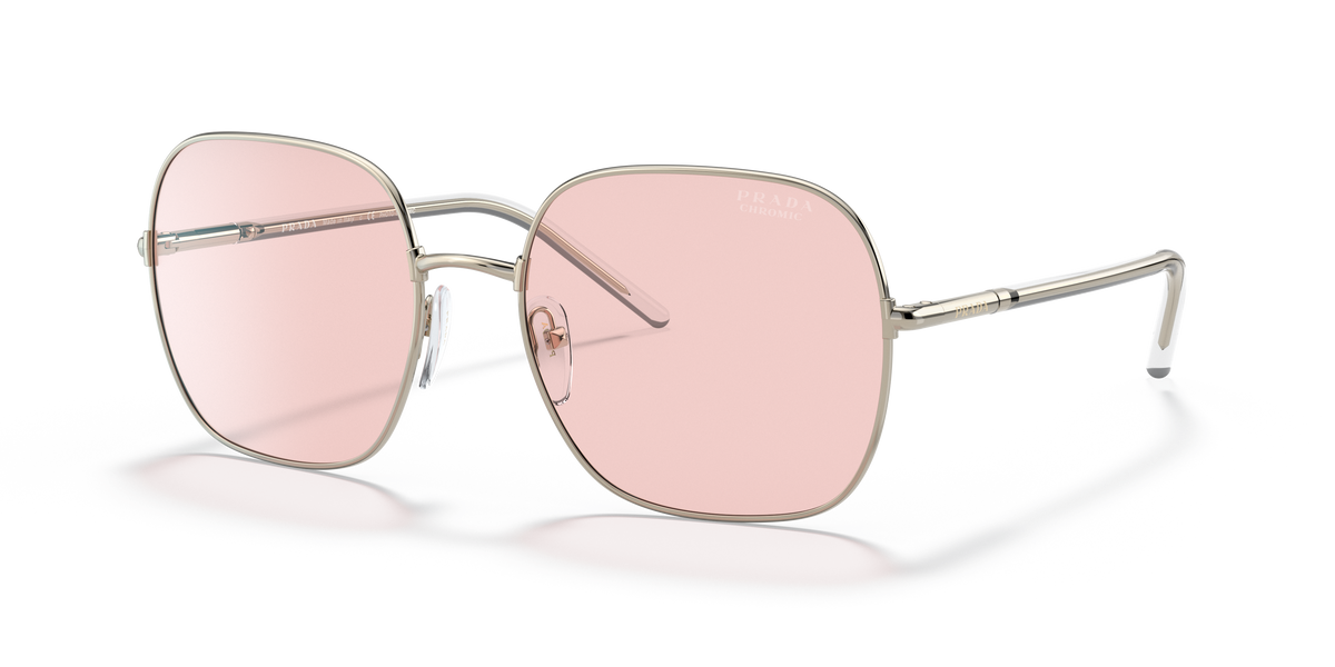 Prada PR 67XS ZVN07N Pale Gold, three-quarter view