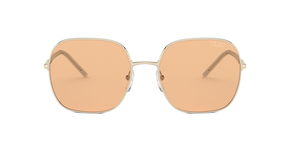 Prada PR 67XS ZVN09D Pale Gold, front view
