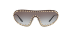 Prada PR 73VS Pale Gold 5080A7 three-quarter view