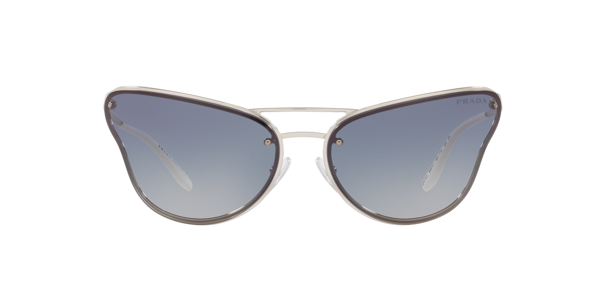 Prada PR 74VS Silver 1BC714 three-quarter view