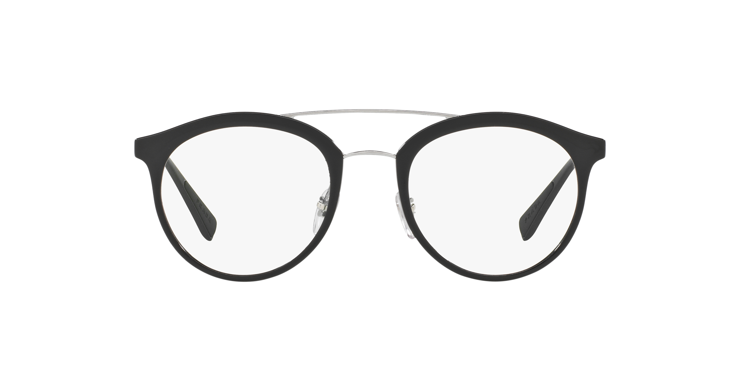 Prada Linea Rossa PS 01HV Black 1AB1O1 three-quarter view