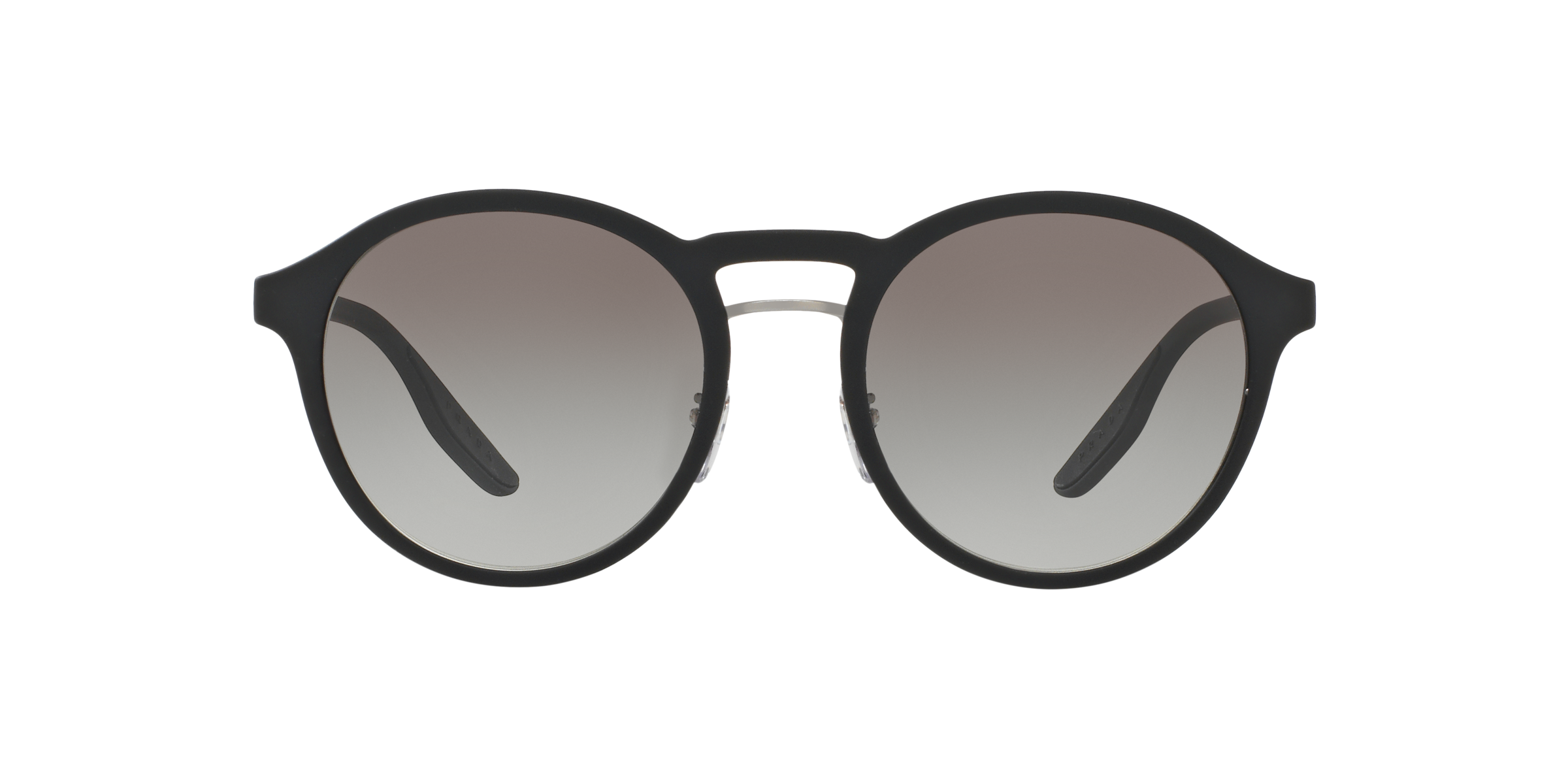 Prada Linea Rossa PS 01SS Black Rubber DG00A7 three-quarter view