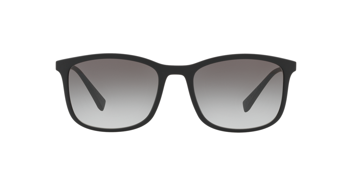 Prada Linea Rossa PS 01TS Black Rubber DG00A7 front view