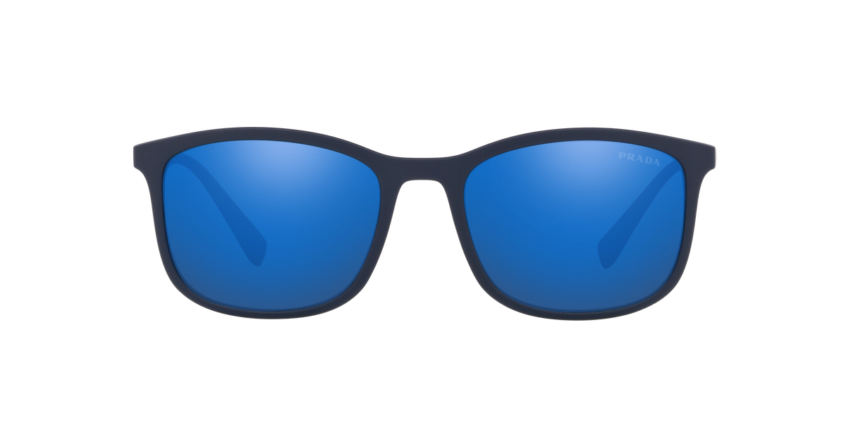 Prada Linea Rossa PS 01TS Blue Rubber TFY08H front view