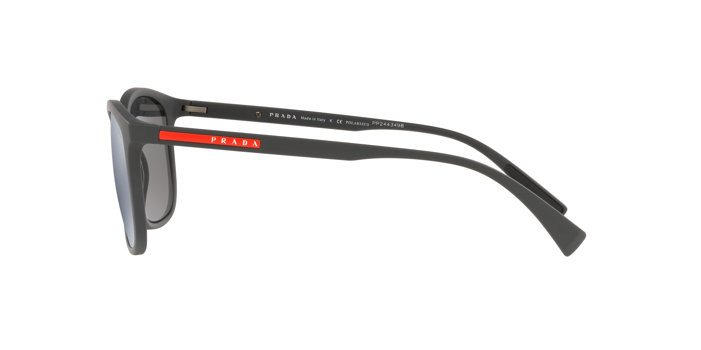 Prada Linea Rossa PS 01TS Grey Rubber UFK07H side view