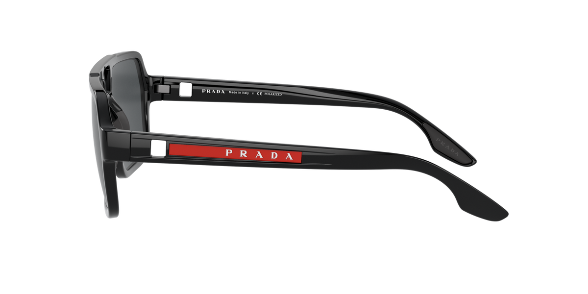 Prada Linea Rossa PS 01XS Black 1AB02G side view