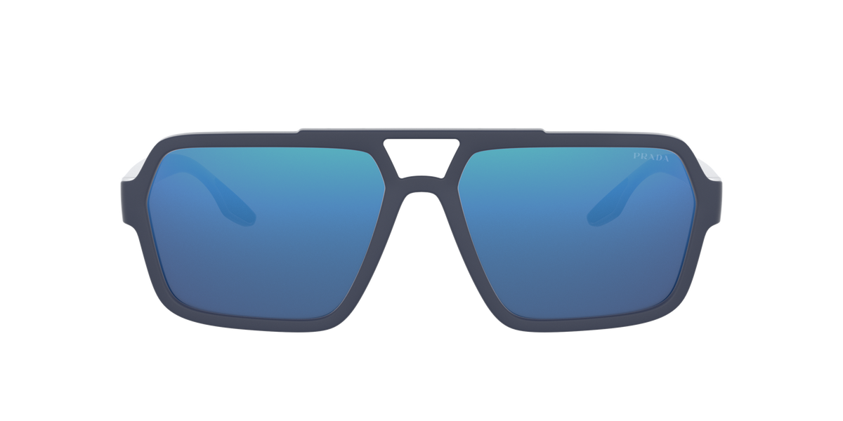 Prada Linea Rossa PS 01XS Blue Rubber TFY08H front view