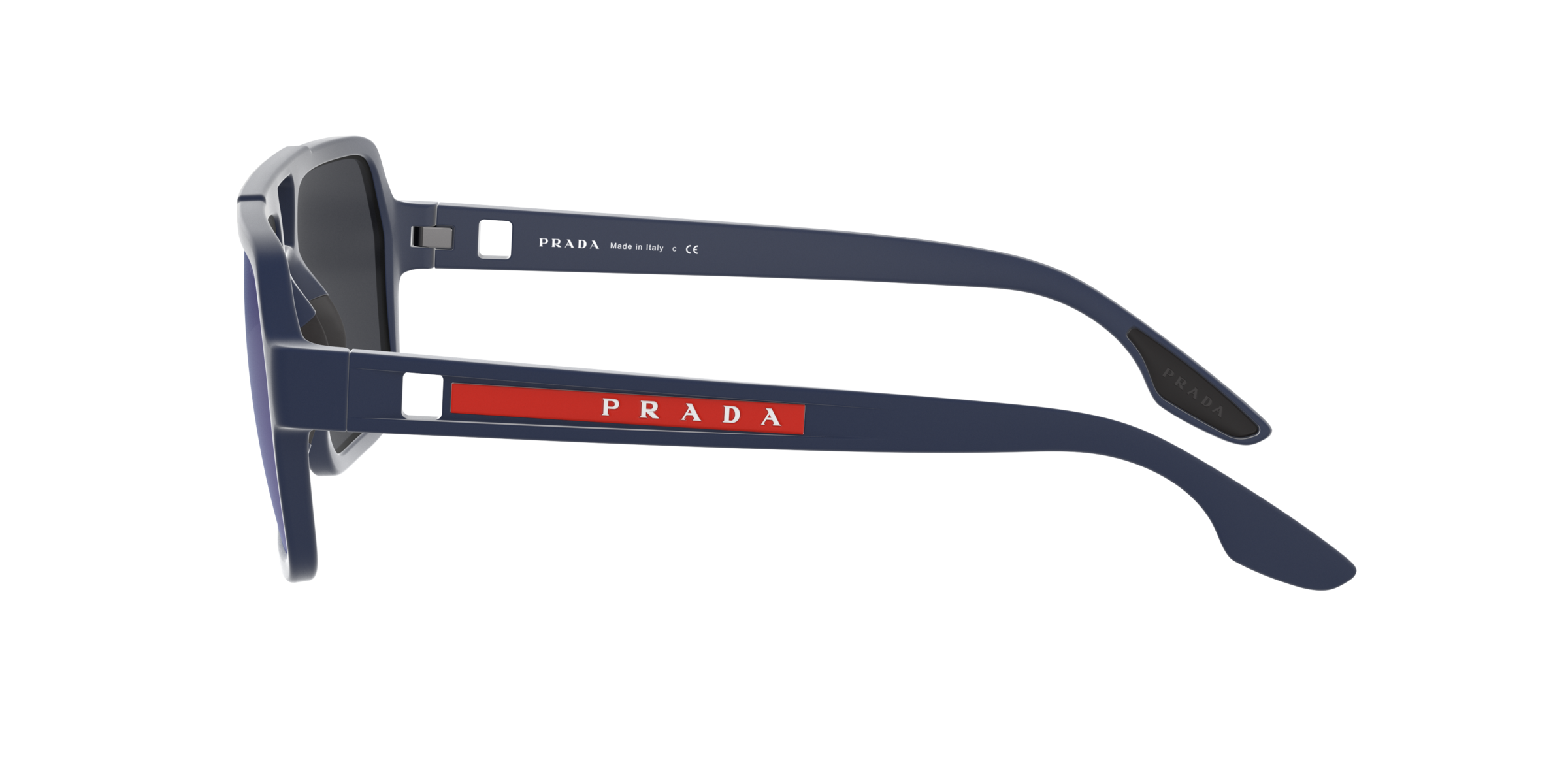 Prada Linea Rossa PS 01XS Blue Rubber TFY08H side view