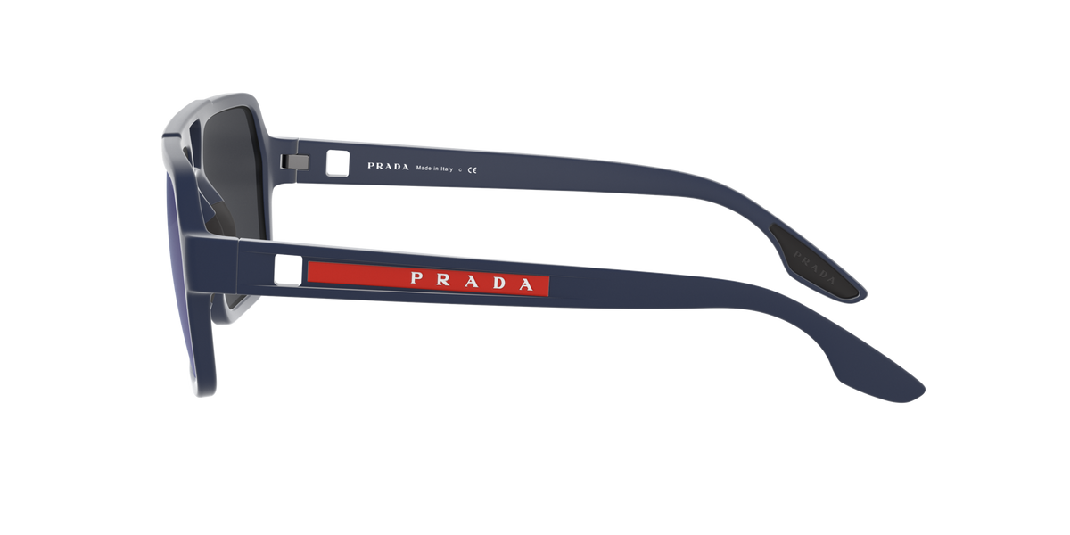 Prada Linea Rossa PS 01XS Blue Rubber TFY08H side view