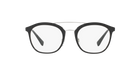 Prada Linea Rossa PS 02HV Black 1AB1O1 three-quarter view
