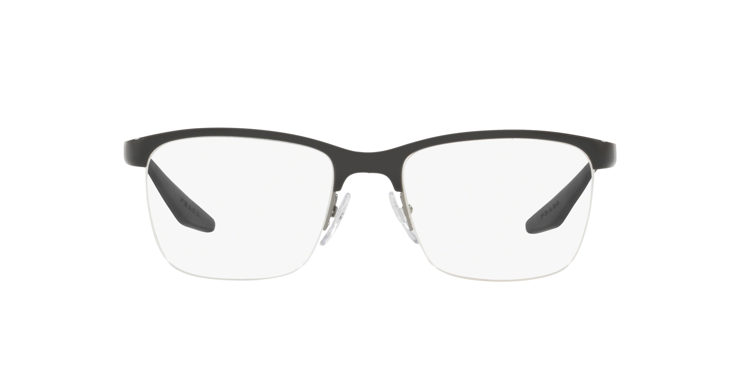 Prada Linea Rossa PS 02LV Black 1AB1O1 three-quarter view