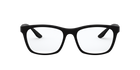 Prada Linea Rossa PS 02NV Rubber Black DG01O1 three-quarter view