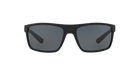 Prada Linea Rossa PS 02QS Black Rubber DG05Z1 three-quarter view