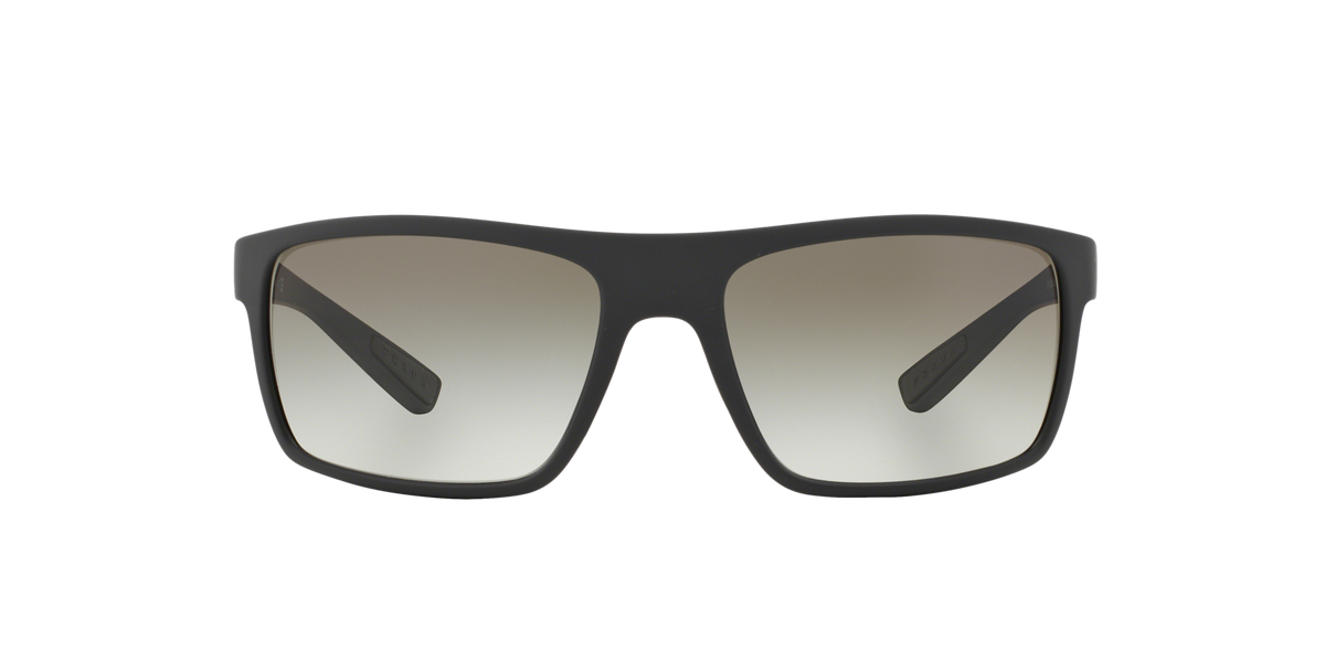 Prada Linea Rossa PS 02QS Grey Rubber TFZ0A7 three-quarter view