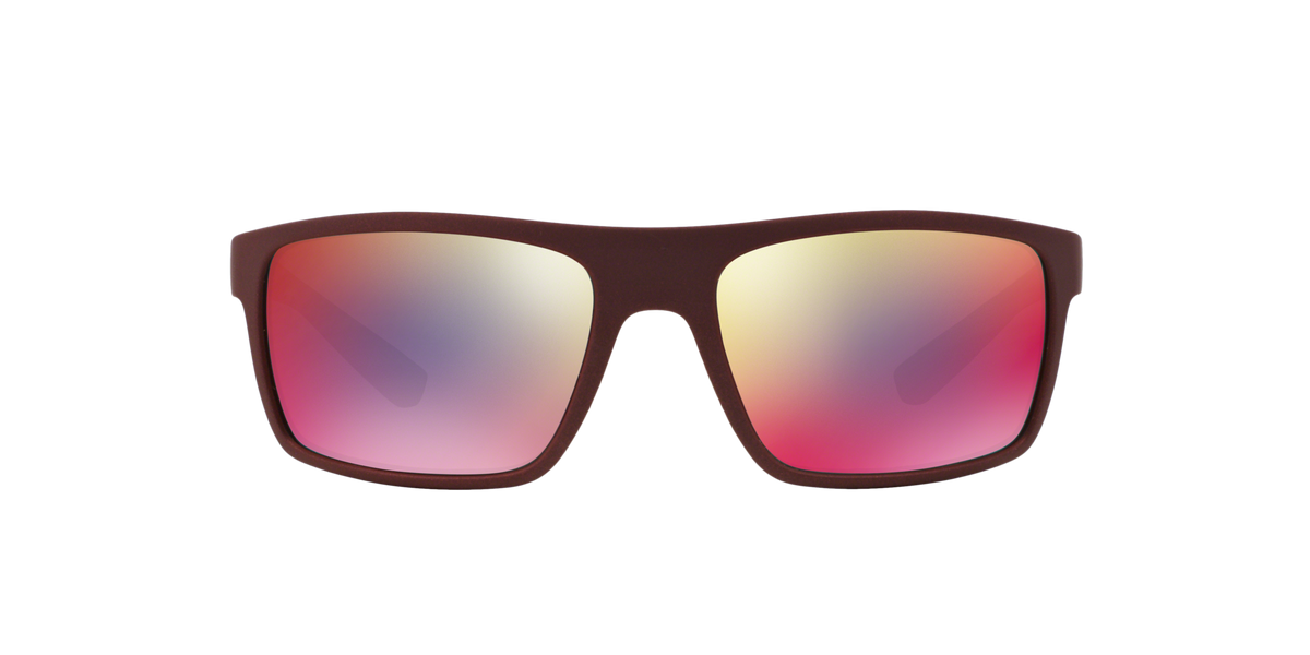 Prada Linea Rossa PS 02QS Shot Bordeaux Rubber UAV9Q1 three-quarter view
