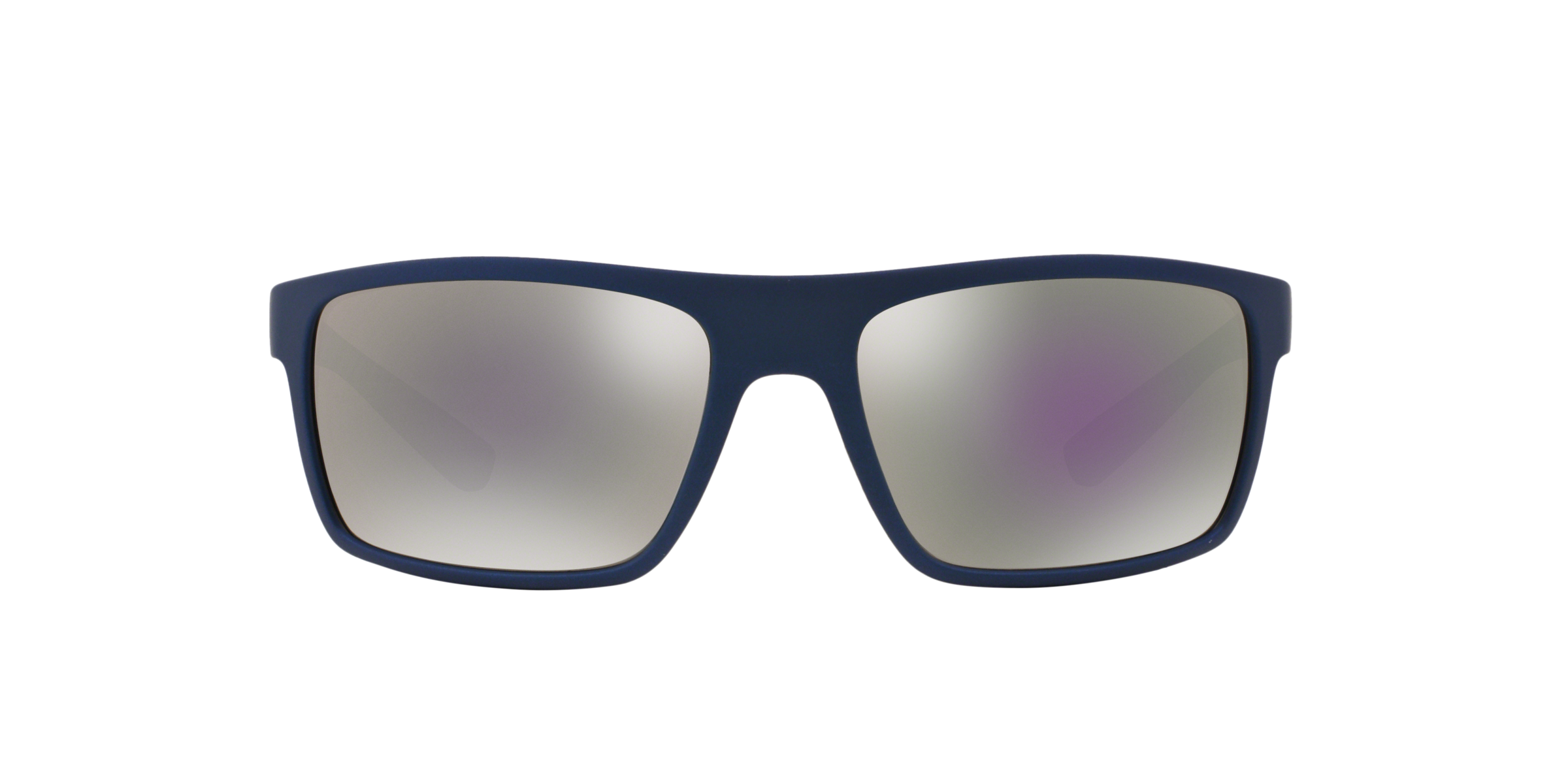 Prada Linea Rossa PS 02QS Shot Blue Rubber UAX2E2 three-quarter view