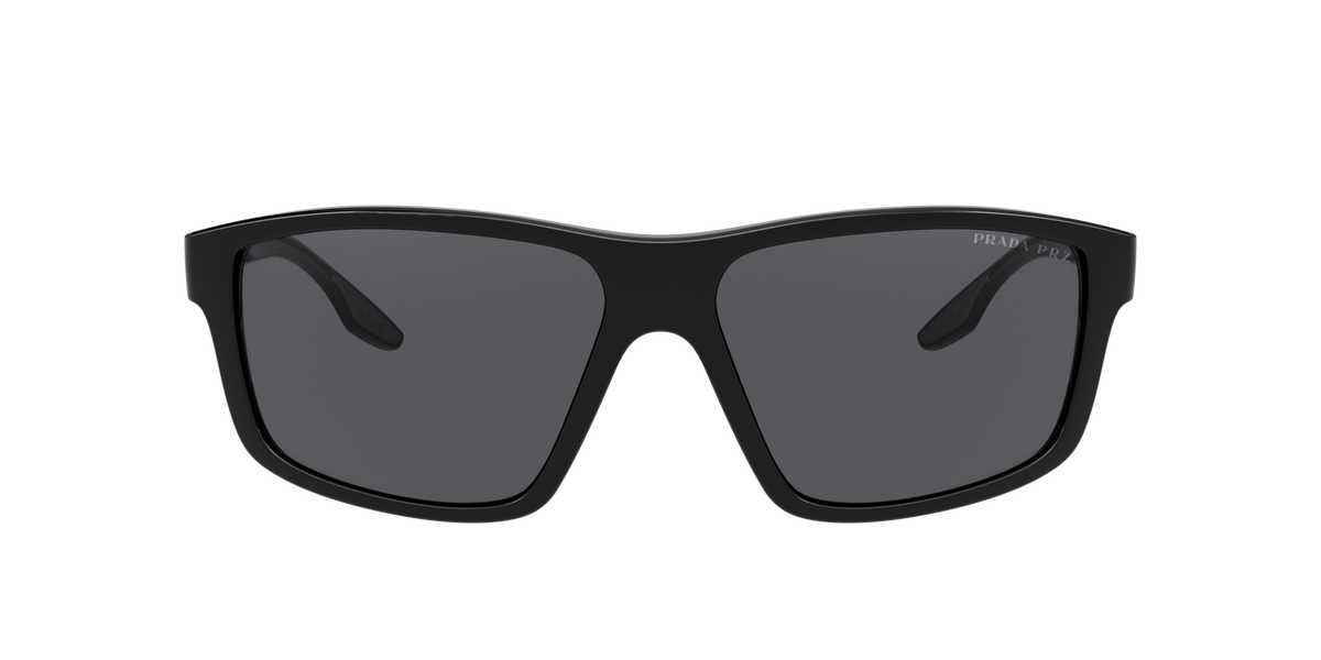Prada Linea Rossa PS 02XS Black 1AB02G front view