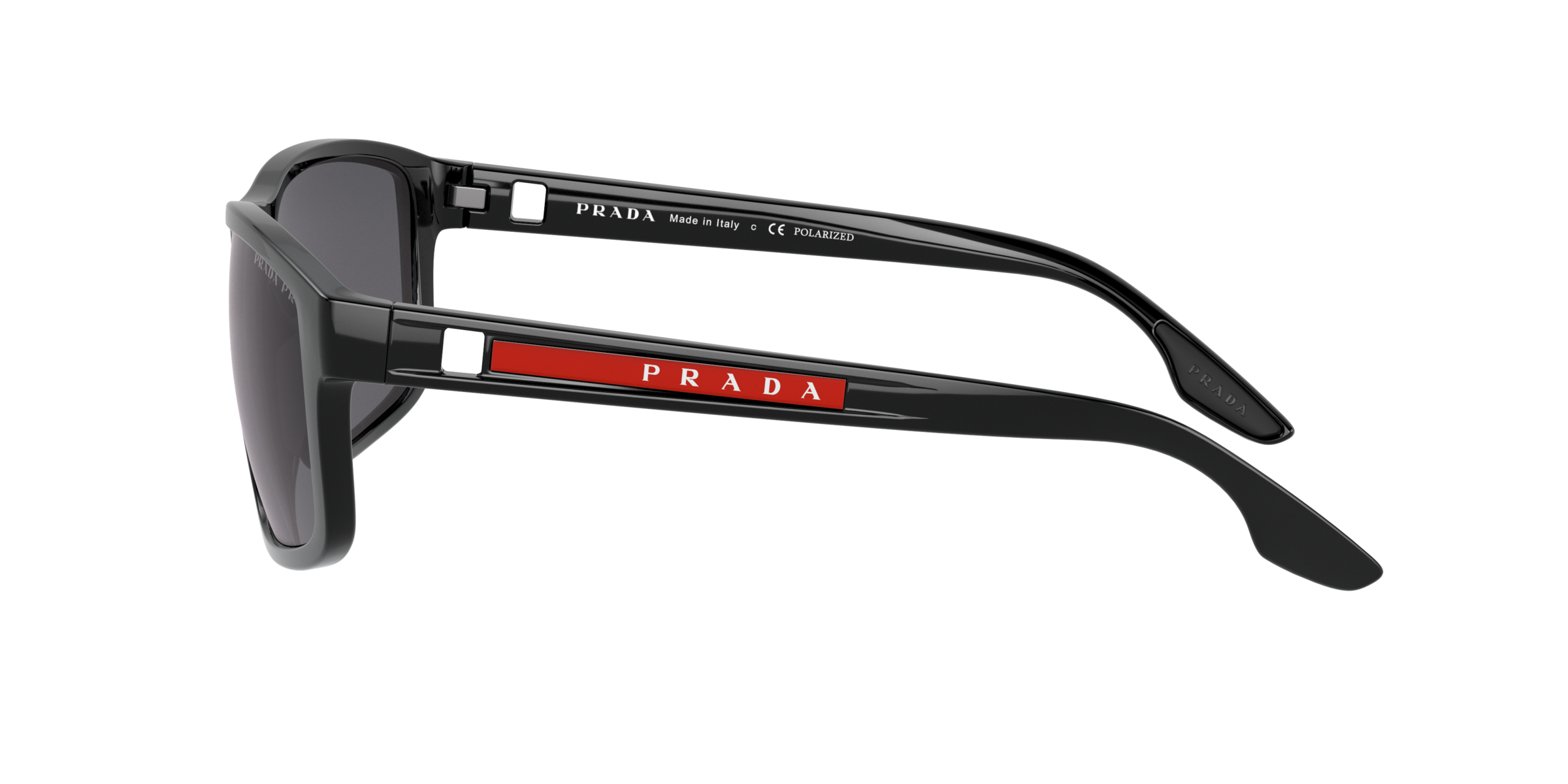 Prada Linea Rossa PS 02XS Black 1AB02G side view