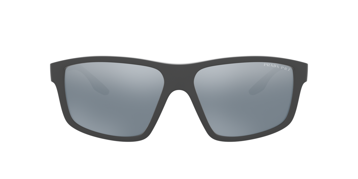 Prada Linea Rossa PS 02XS Grey Rubber UFK07H front view