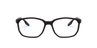 Prada Linea Rossa PS 03MV Matte Black 1BO1O1 three-quarter view