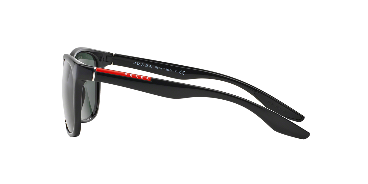 Prada Linea Rossa PS 03OS Black 1AB3O1 side view
