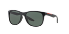 Prada Linea Rossa PS 03OS Black 1AB3O1 three-quarter view