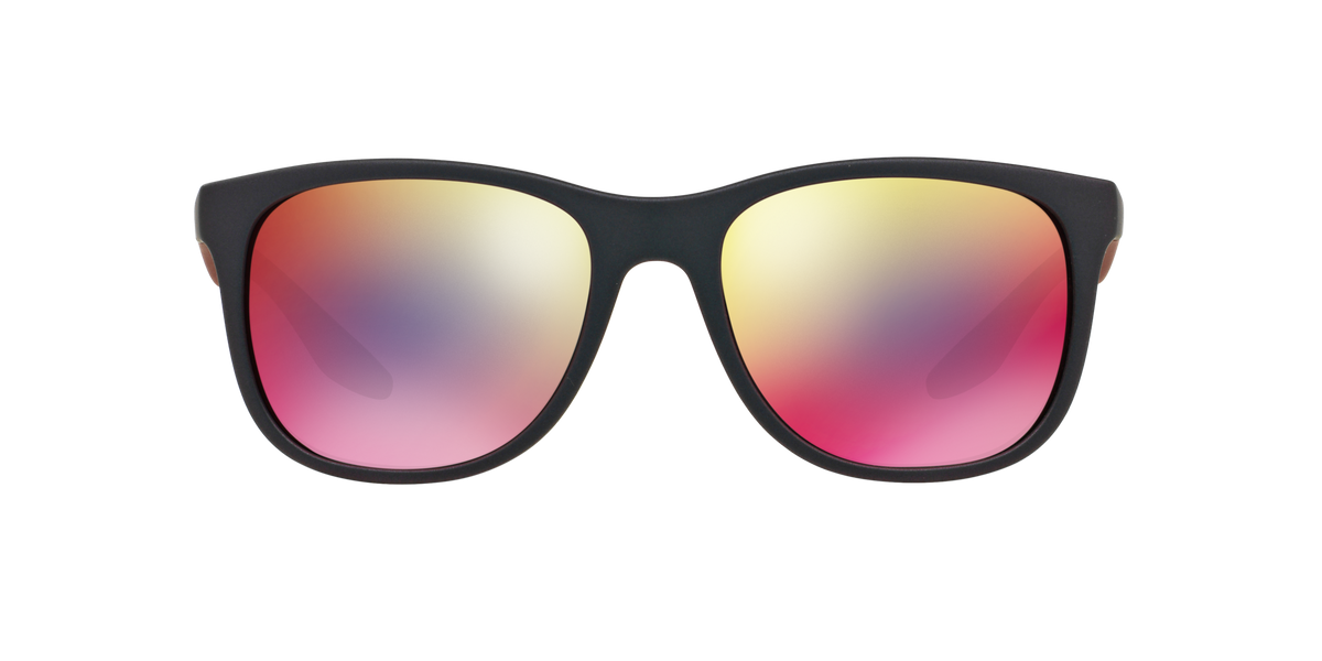 Prada Linea Rossa PS 03OS Shot Grey Rubber UBX9Q1 front view