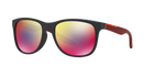 Prada Linea Rossa PS 03OS Shot Grey Rubber UBX9Q1 three-quarter view