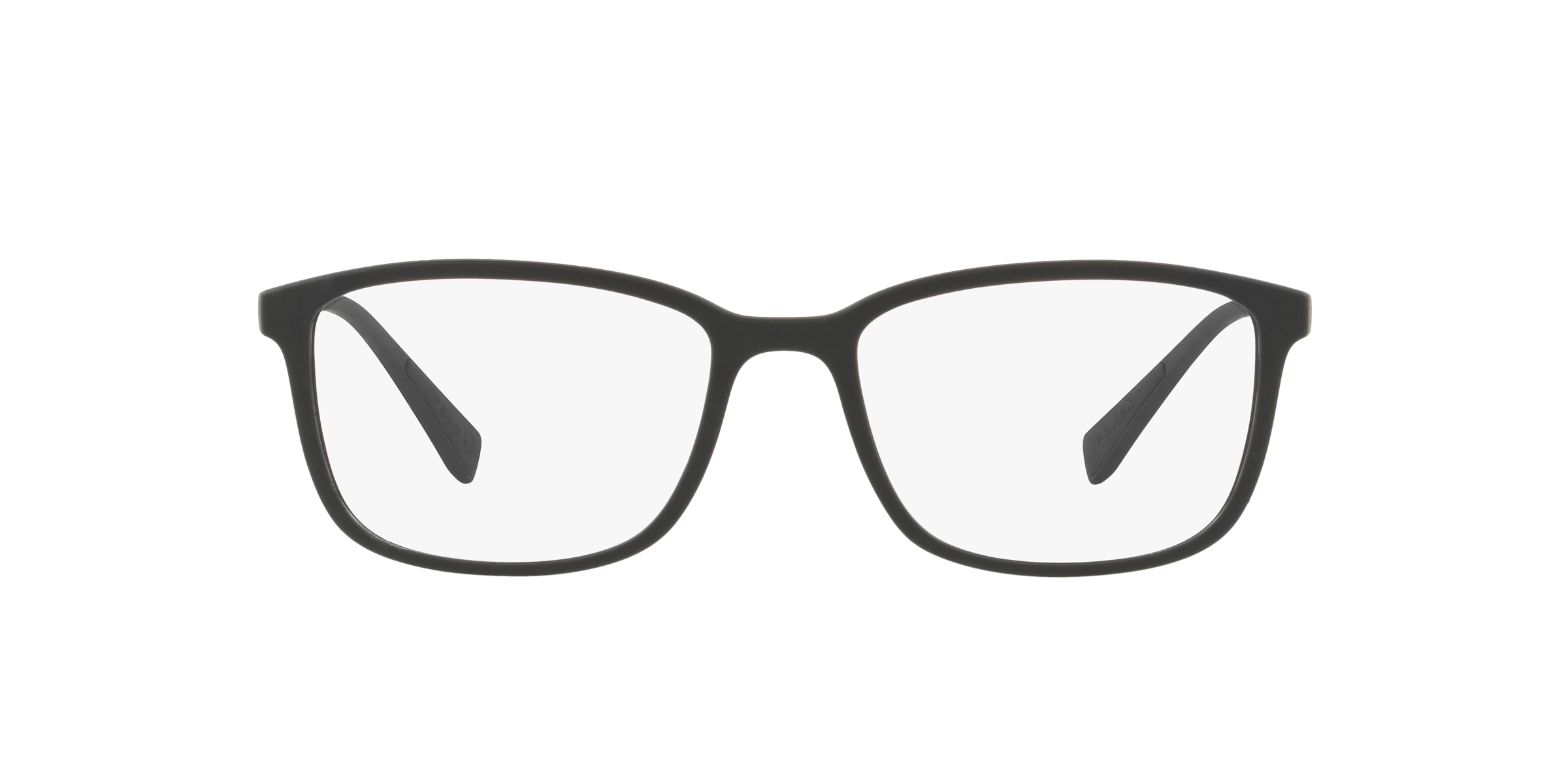 Prada Linea Rossa PS 04IV Rubber Black DG01O1 three-quarter view