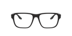 Prada Linea Rossa PS 04NV Rubber Black DG01O1 three-quarter view