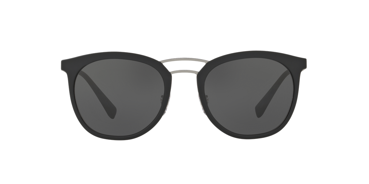 Prada Linea Rossa PS 04SS Black Rubber DG05S0 three-quarter view