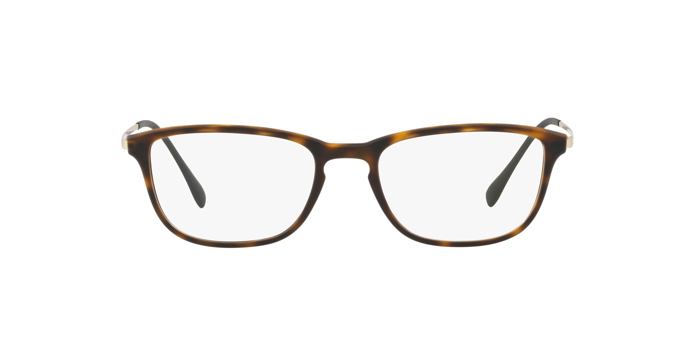 Prada Linea Rossa PS 05IV Havana Rubber U611O1 three-quarter view