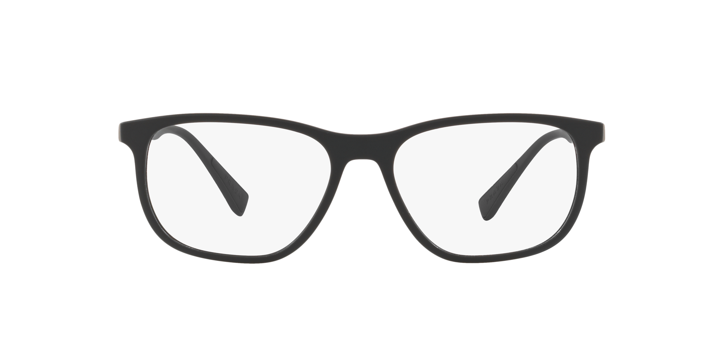 Prada Linea Rossa PS 05LV Rubber Black DG01O1 three-quarter view