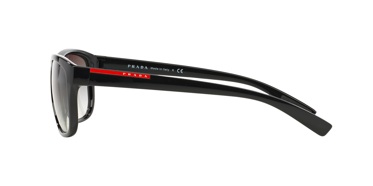 Prada Linea Rossa PS 05PS Black 1AB0A7 side view