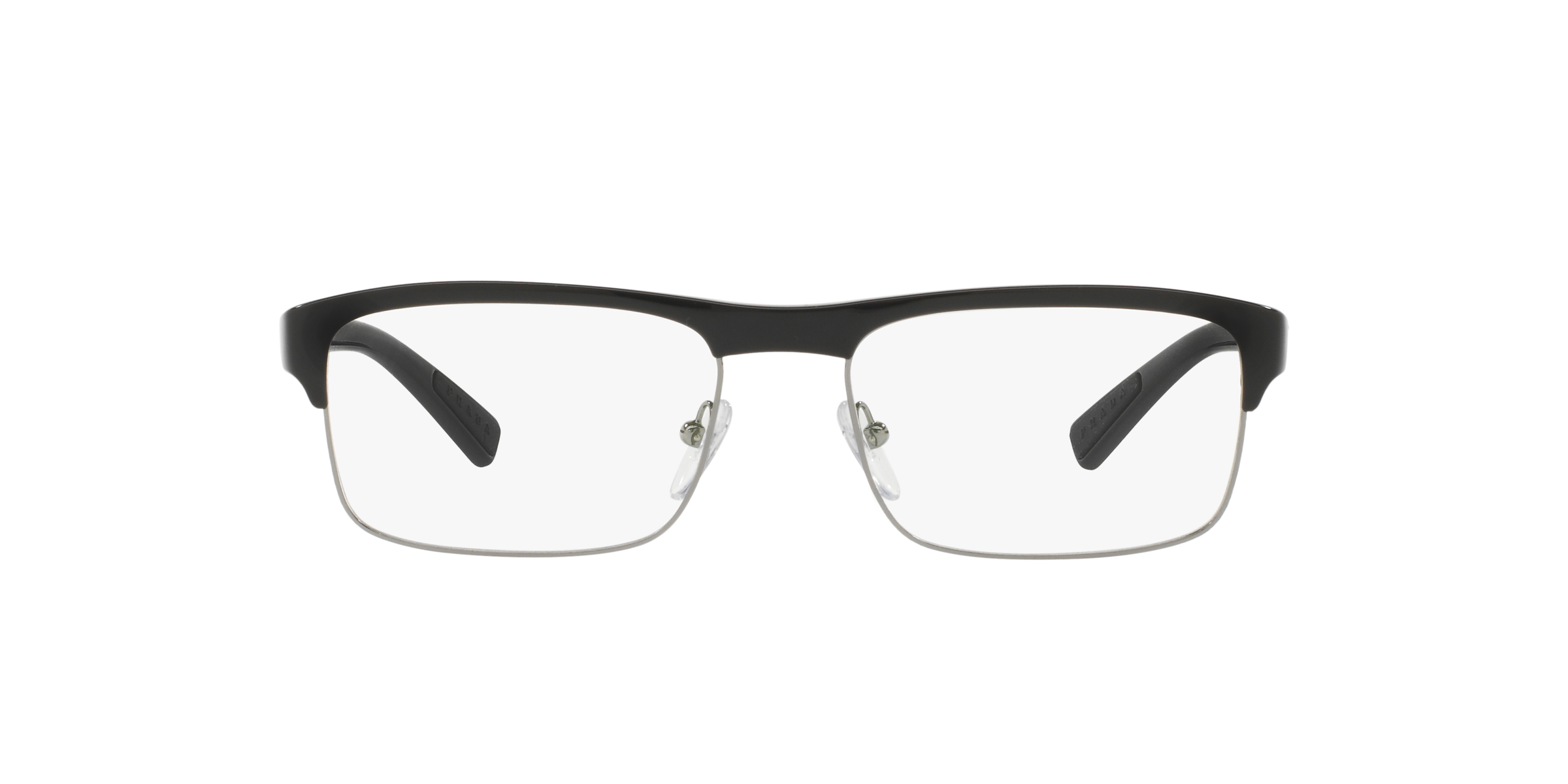 Prada Linea Rossa PS 06FV Black 1AB1O1 three-quarter view