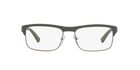 Prada Linea Rossa PS 06FV Grey Rubber TFZ1O1 three-quarter view