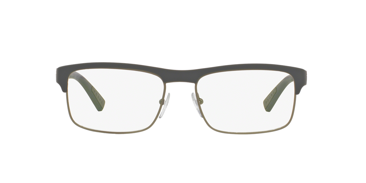 Prada Linea Rossa PS 06FV Grey Rubber TFZ1O1 three-quarter view
